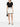 Self-Portrait Sequinned crochet miniskirt