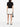 Mini-jupe en crochet à sequins Self-Portrait