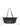 Balmain Track Small Tote Bag In Raffia And Calfskin