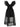 Ganni Black Organza Ruched Dress