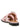 Ganni Feminine Buckle Fringed Denim Sandals