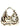 Ganni Mini Hobo Zebra Handbag
