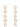 Chloé Script Earrings