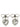 Alessandra Rich Metal Bow Earrings