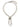 Alessandra Rich Bow Crystals Necklace