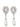 Alessandra Rich Pendant Pearl Earrings
