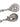 Alessandra Rich Pendant Pearl Earrings