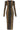 Robe longue marron slim fit effet python Norma Kamali