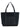 Maison Kitsuné Canvas And Large Leather Shopping Bag