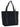 Maison Kitsuné Canvas And Large Leather Shopping Bag
