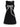 Self-Portrait Black Crêpe Bow Lace Mini Dress