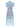 Self-Portrait Blue Lace Tie Neck Midi Dress