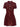 Self-Portrait Burgundy Lace Mini Dress