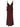 Self-Portrait Burgundy Satin Flower Midi Dress