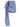 Self-Portrait Blue Cotton Tie Side Mini Skirt