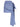 Self-Portrait Blue Cotton Tie Side Mini Skirt
