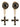Dolce & Gabbana Cross Pendant Earrings