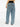 Jean droit taille haute bleu Alaïa
