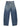 Jean en denim bleu taille basse à bords arrondis par Alaïa