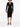 Long-Sleeve Midi Black Dress by Elisabetta Franchi