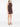Chain-Detail Mini Brown Dress by Elisabetta Franchi