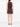 Chain-Detail Mini Brown Dress by Elisabetta Franchi