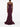 Robe longue bustier bordeaux de Solace London