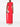 Robe longue rouge asymétrique à fente latérale de Solace London