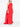 Robe longue rouge sans manches à col montant de Solace London