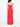 Robe longue rouge corail sans bretelles à ourlet évasé de Solace London