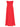 Robe longue rouge corail sans bretelles à ourlet évasé de Solace London