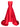 Robe longue sans manches à col rond rouge rubis de Solace London