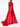 Robe longue sans manches à col rond rouge rubis de Solace London