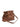 Pochette moyenne Flamenco en cuir marron de Loewe